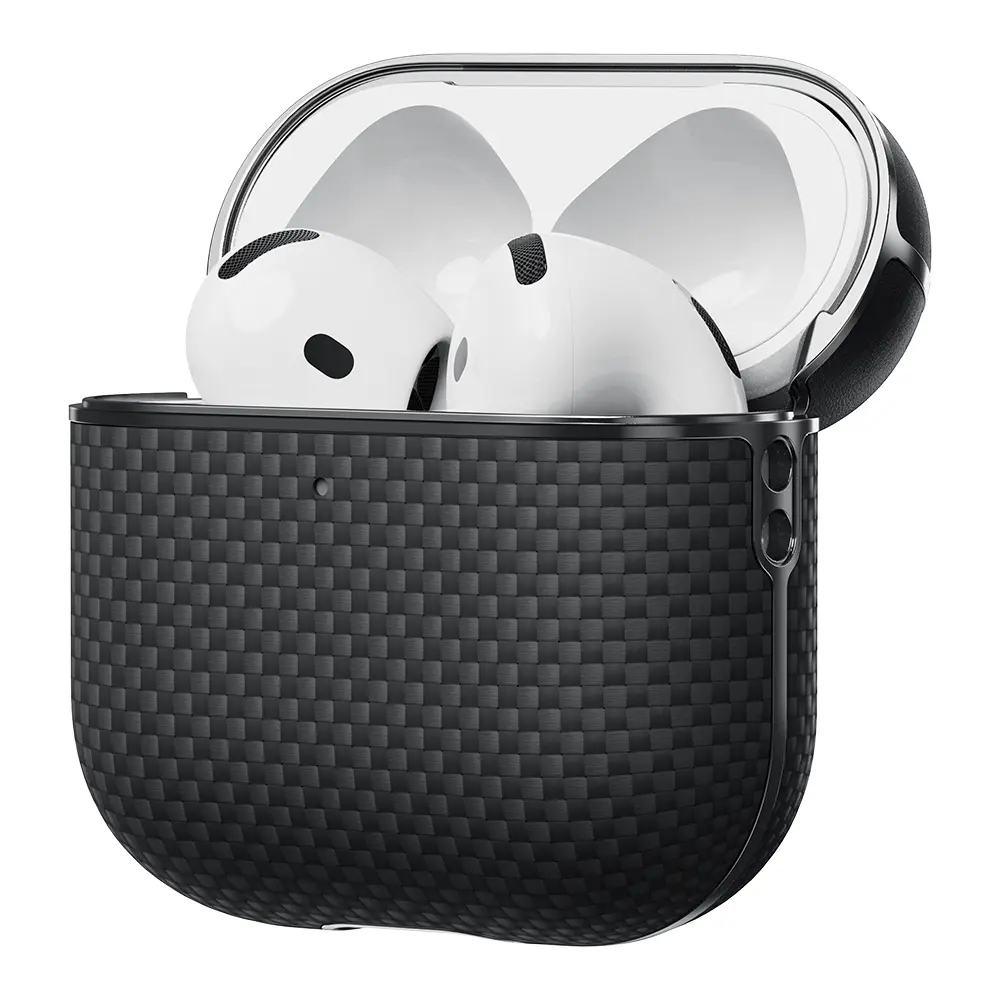 AirPods Pro 2 Uyumlu MagSafe Kılıf - Pitaka Ultra-Slim Classic Aramid Fiber