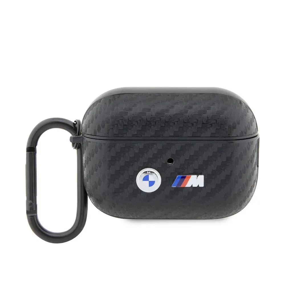 AirPods Pro 2 Kılıf, Kablosuz Şarj Uyumlu Karbon Görünümlü - BMW Lisanslı