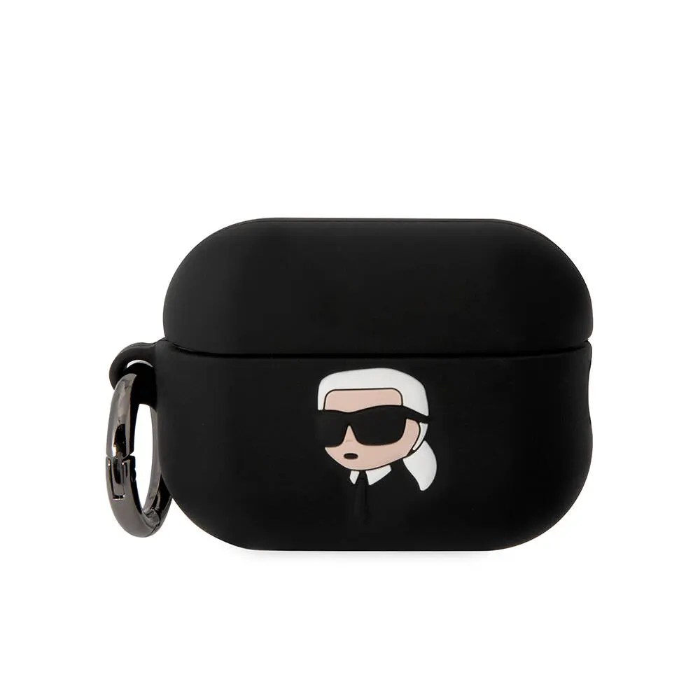 AirPods Pro 2 Uyumlu Silikon Kılıf - Karl Lagerfeld Karl 3D