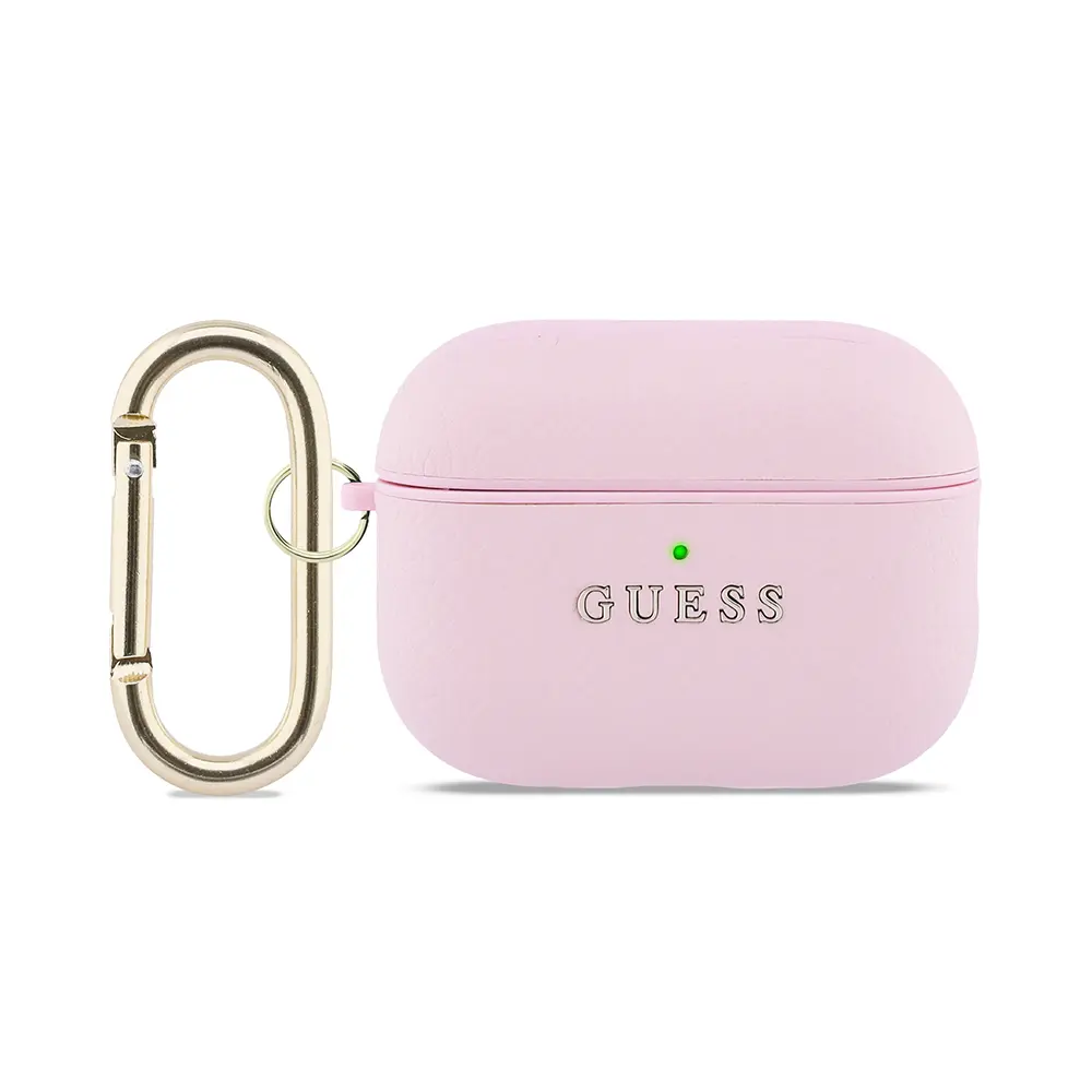 AirPods Pro 3 Kılıf, Anahtarlıklı PU Deri Kapak - Guess Lisanslı