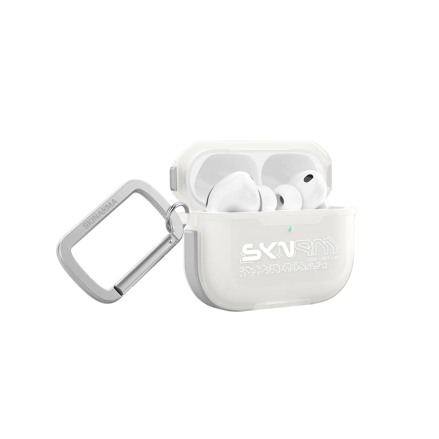 AirPods Pro 3 Kılıf, Transparan Mat Tasarım - Skinarma Kinzoku