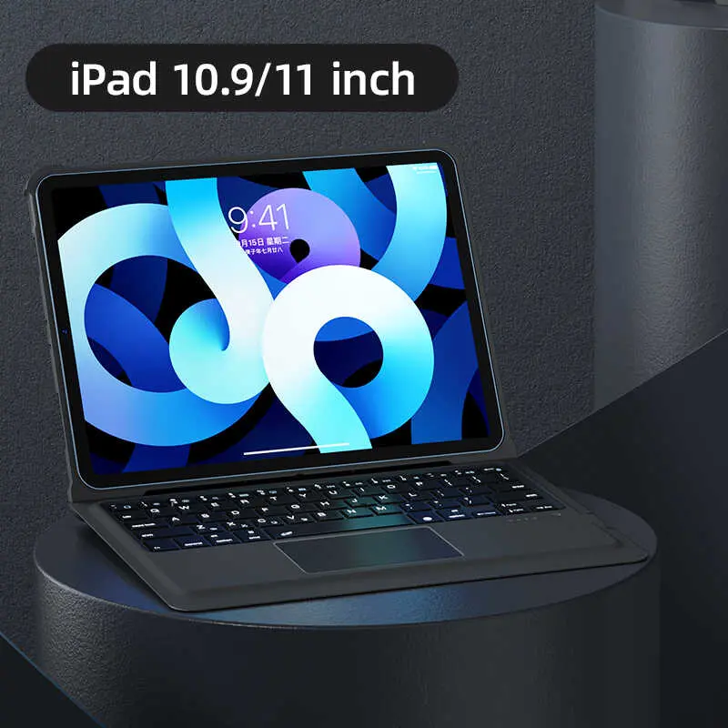 iPad Air 10.9 2020 Kablosuz Klavyeli Kılıf - Benks Multifunctional