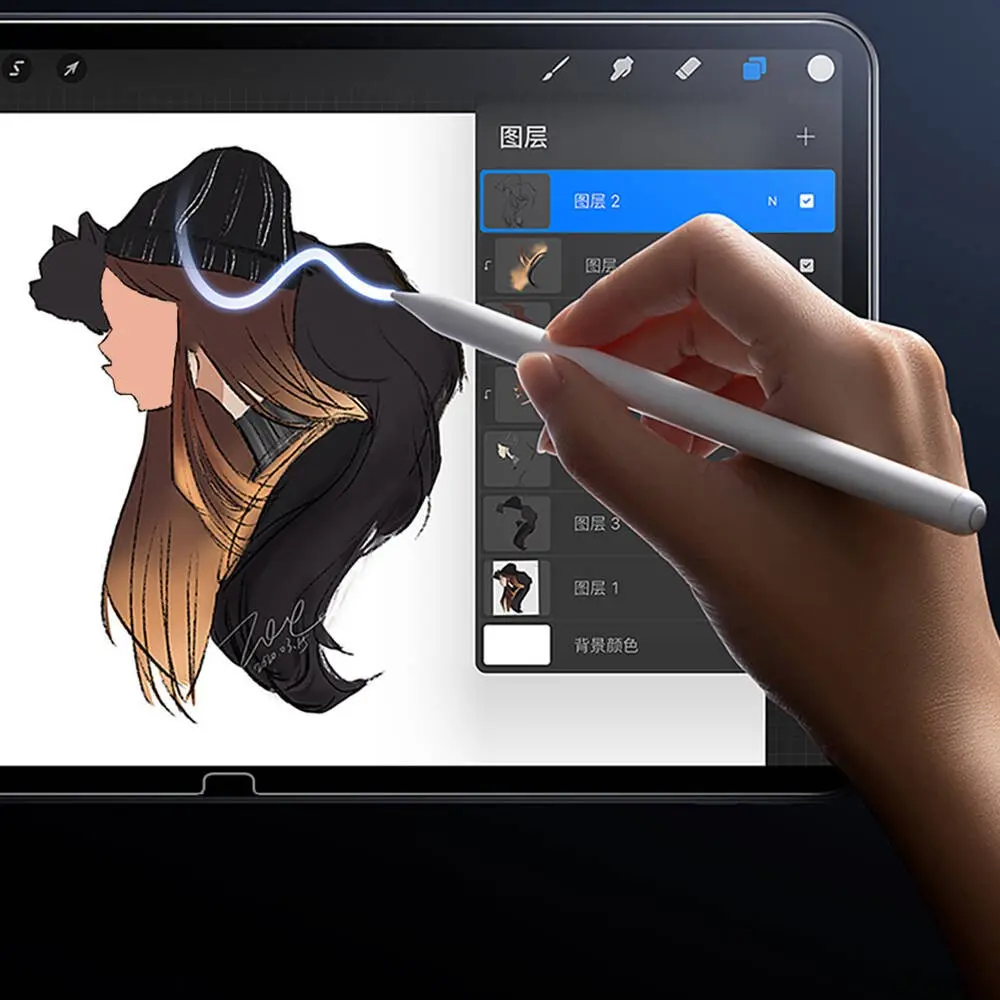 iPad Air 11" (M3) Temperli Cam Ekran Koruyucu - Wiwu iVista Wi-GQ003