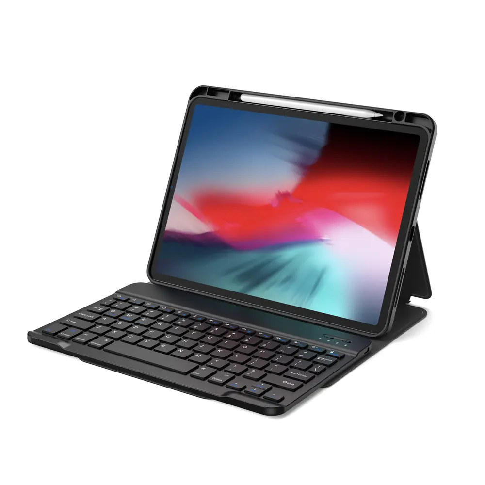 iPad Air 13" (M3) Klavyeli Kılıf, Gizli Kalem Bölmeli - Wiwu Protective