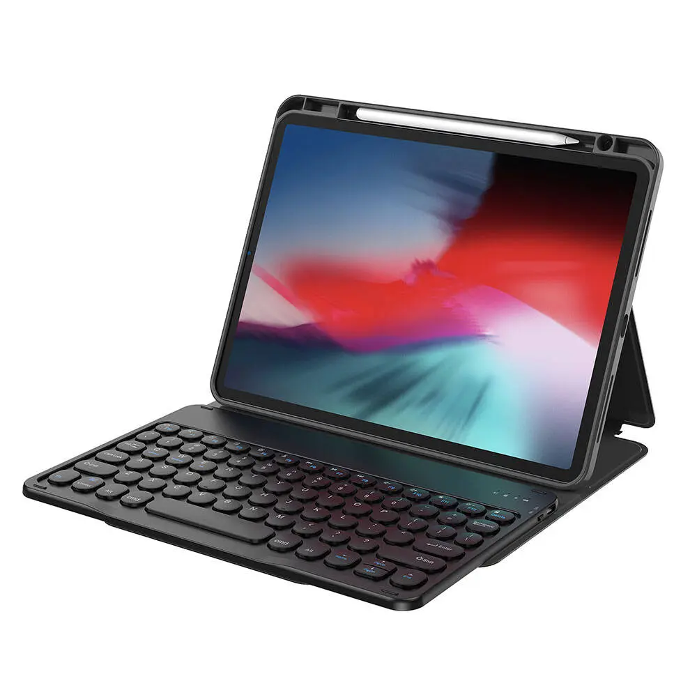 iPad Pro 11" (M4) Klavyeli Kılıf, Gizli Kalem Bölmeli - Wiwu Protective