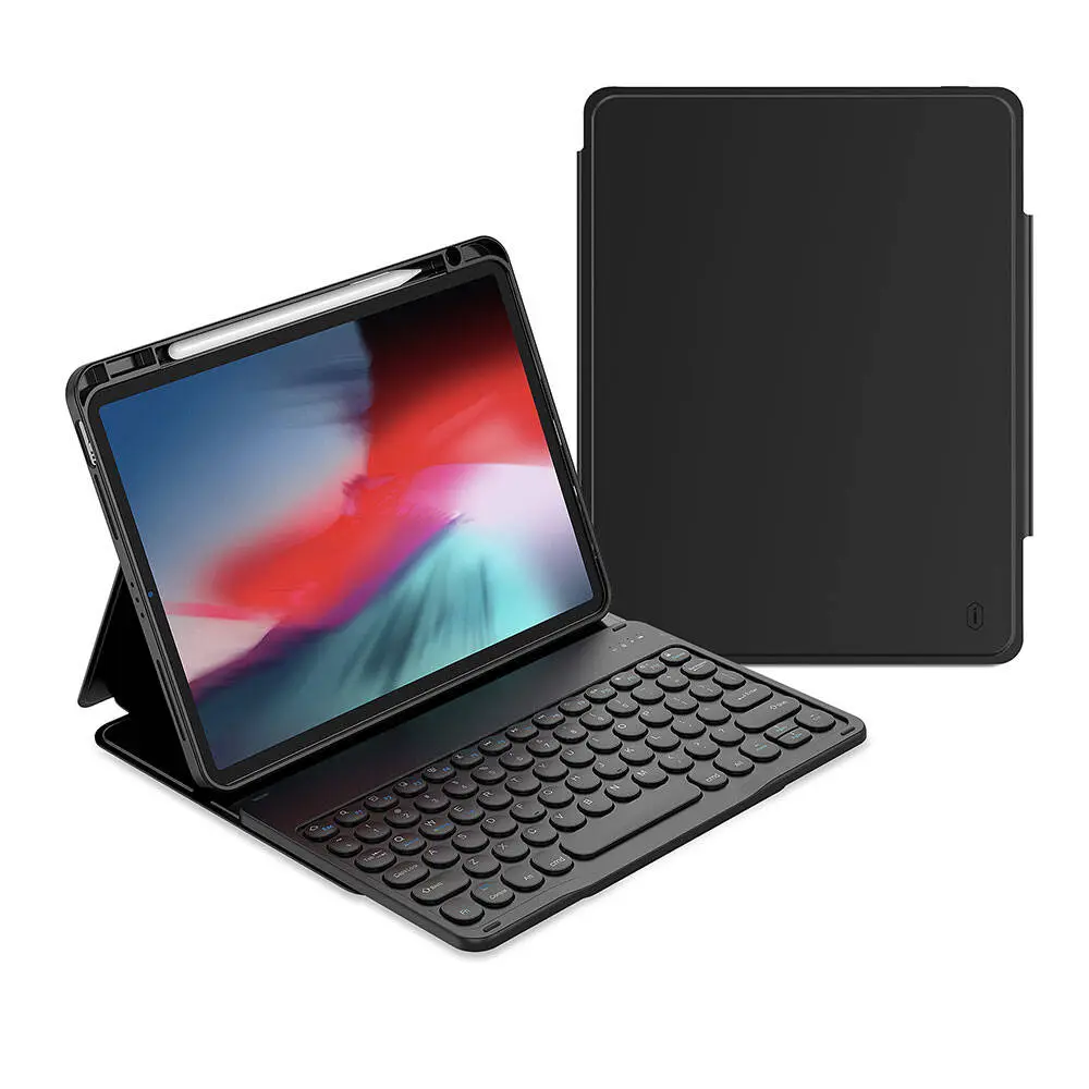 iPad Pro 11" (M4) Klavyeli Kılıf, Gizli Kalem Bölmeli - Wiwu Protective