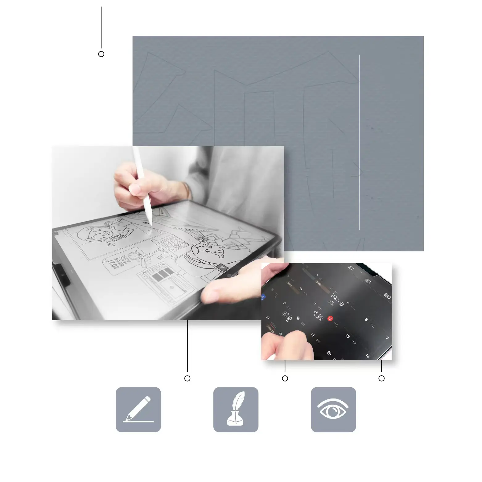 iPad Pro 12.9 Kağıt Hisli Mat Ekran Koruyucu - Davin Paper Like