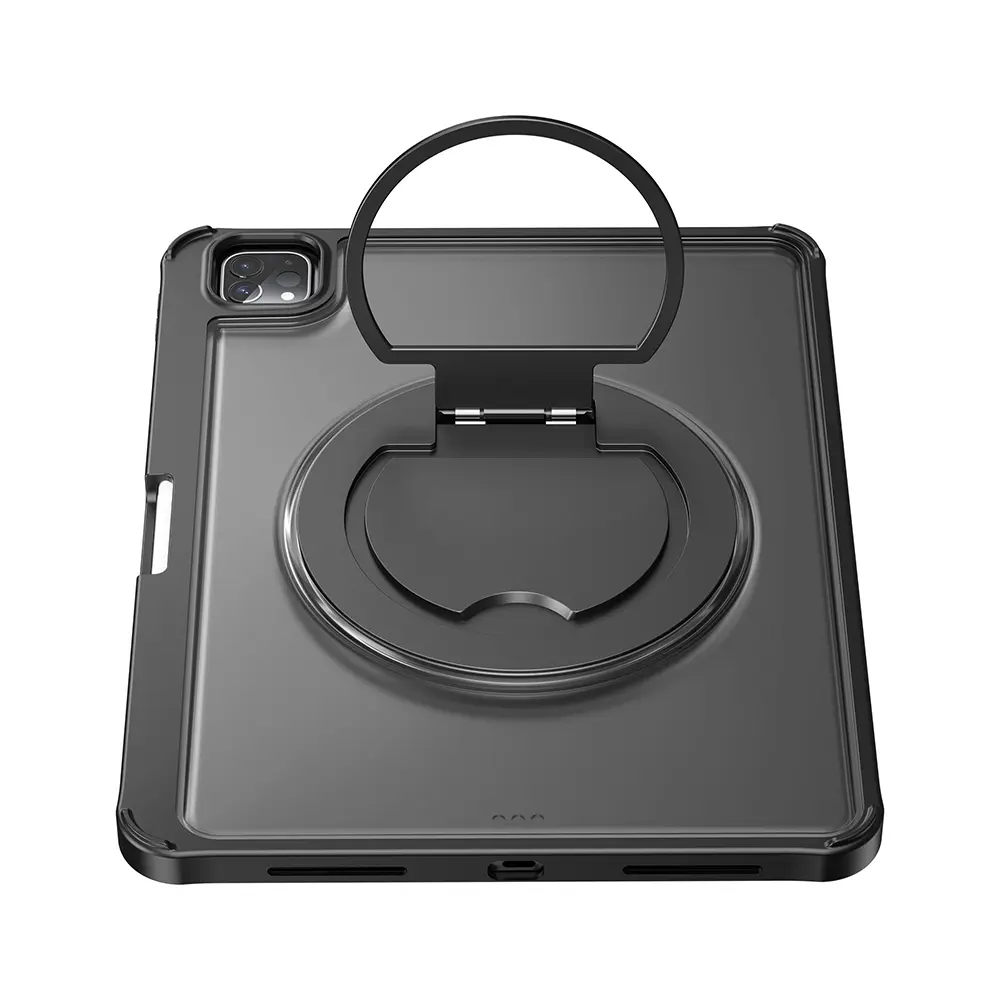 iPad Pro 12.9 2021 Klavyeli ve Kalem Bölmeli Standlı Kılıf - Wiwu MK-007 Combo Pro