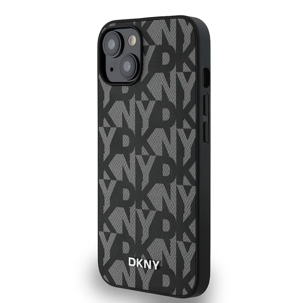 iPhone 14 MagSafe Uyumlu 3D Grid Desenli Kılıf - DKNY Lisanslı