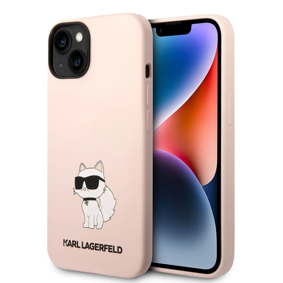 iPhone 14 Silikon Kılıf, Choupette Dizayn - Karl Lagerfeld