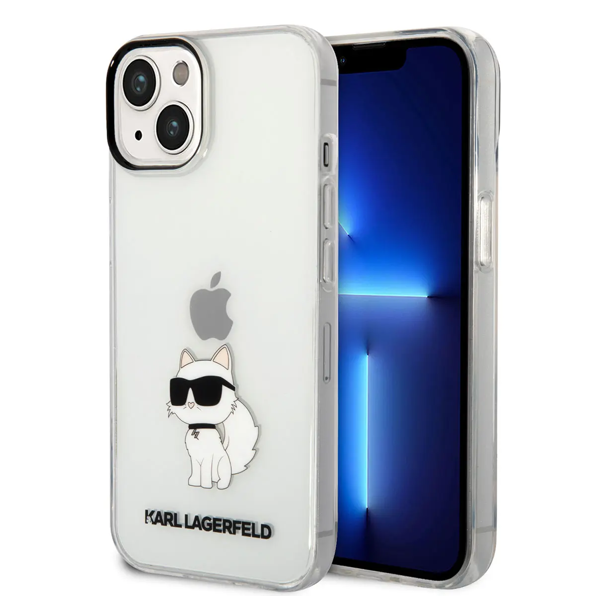 iPhone 14 Şeffaf Kılıf, Choupette Dizayn - Karl Lagerfeld