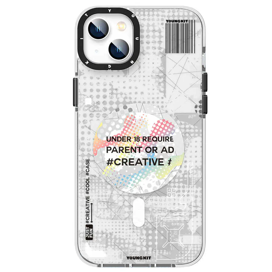 iPhone 14 Plus MagSafe Uyumlu Kamuflaj Kılıf - YoungKit