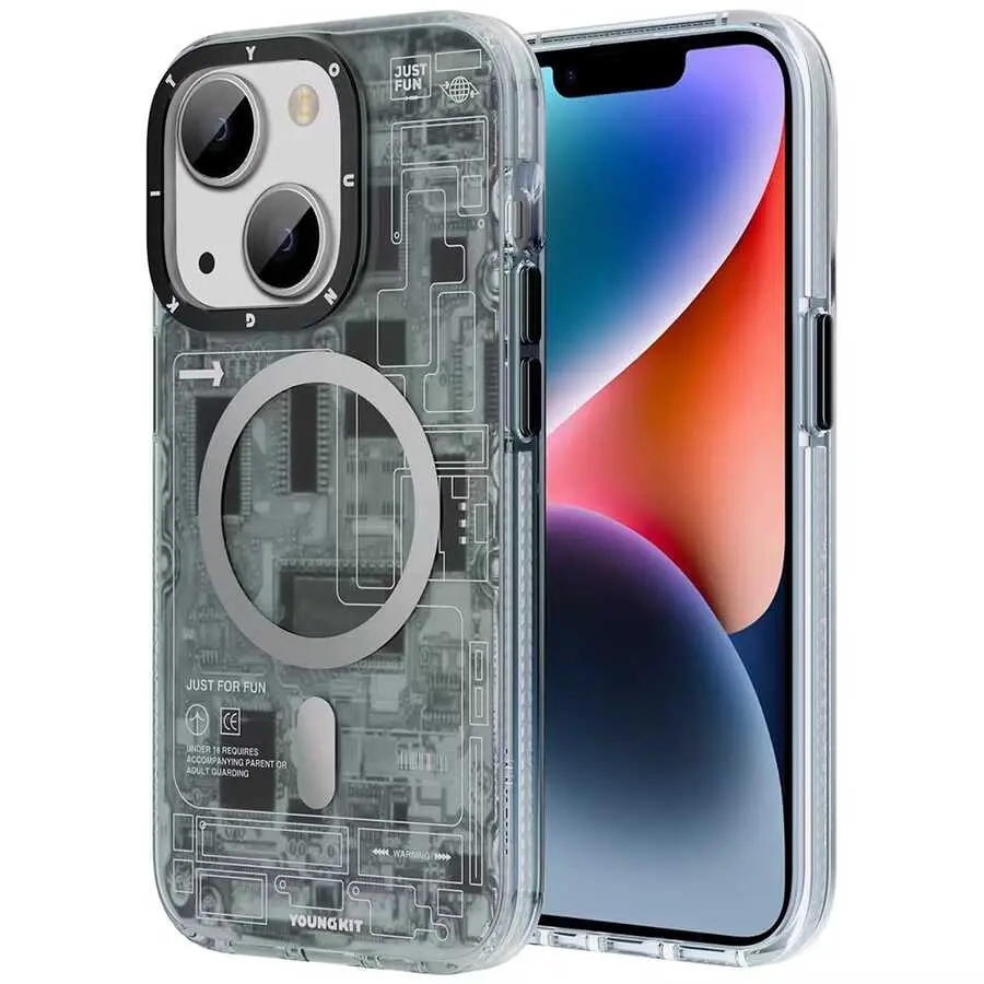 iPhone 14 Plus MagSafe Uyumlu Kılıf - YoungKit Technology Serisi