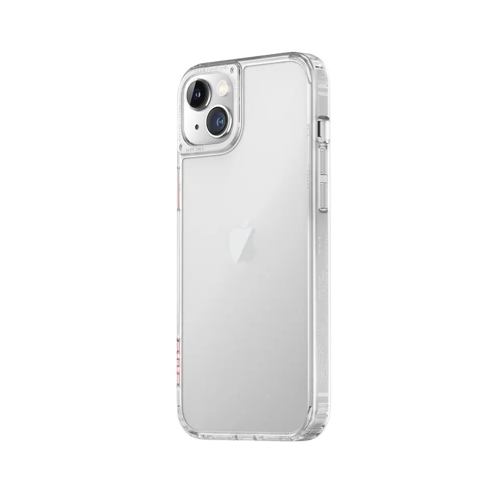 iPhone 14 Plus Şeffaf Airbag Tasarımlı Kılıf - Skinarma Saido