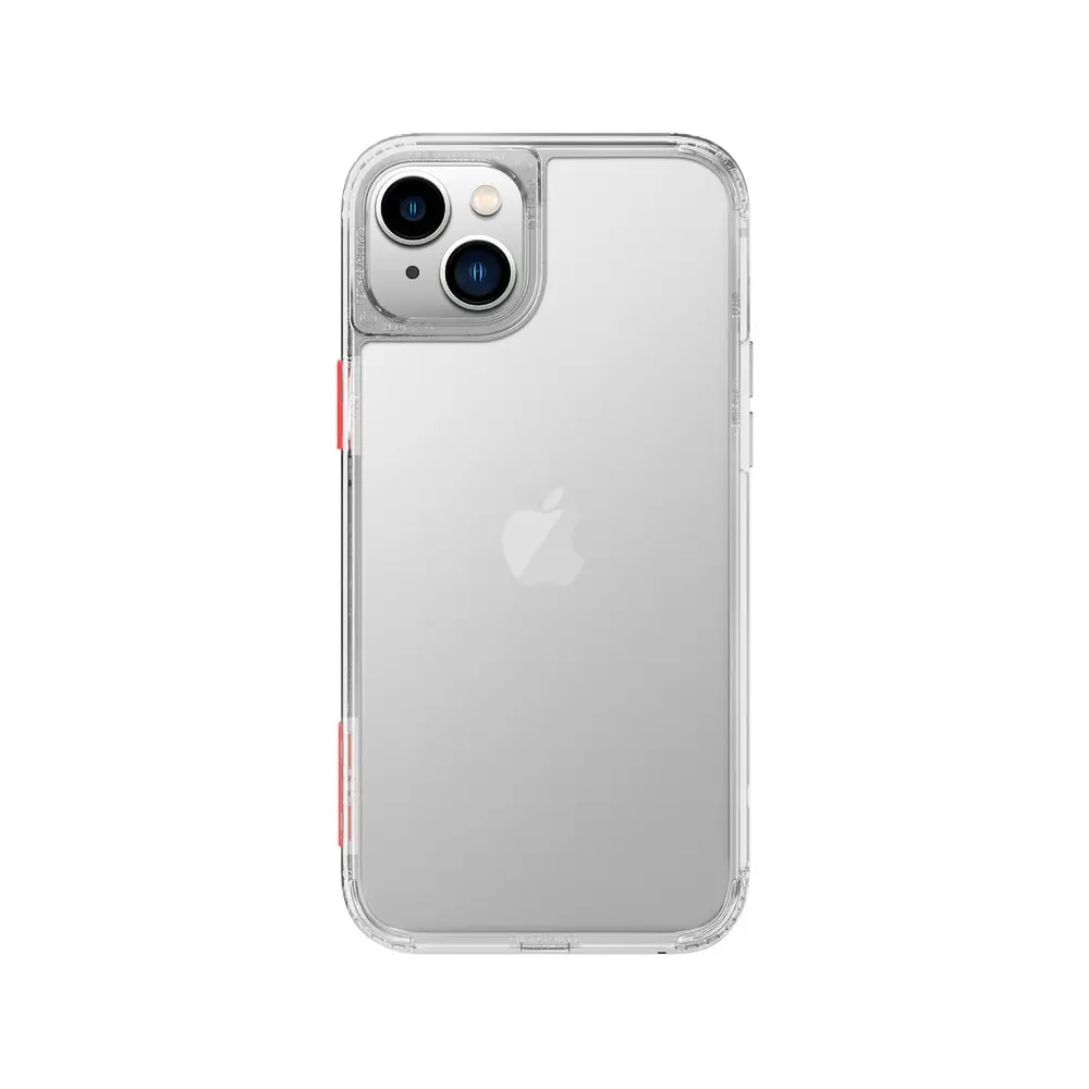 iPhone 14 Plus Şeffaf Airbag Tasarımlı Kılıf - Skinarma Saido