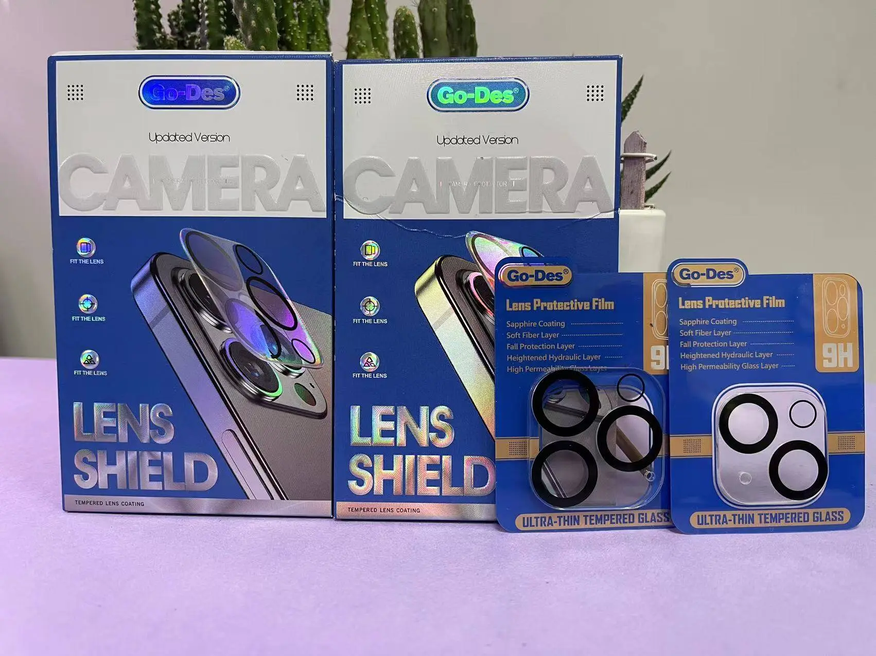 iPhone 14 Pro Kamera Lens Koruyucu - Go Des Lens Shield CL-14