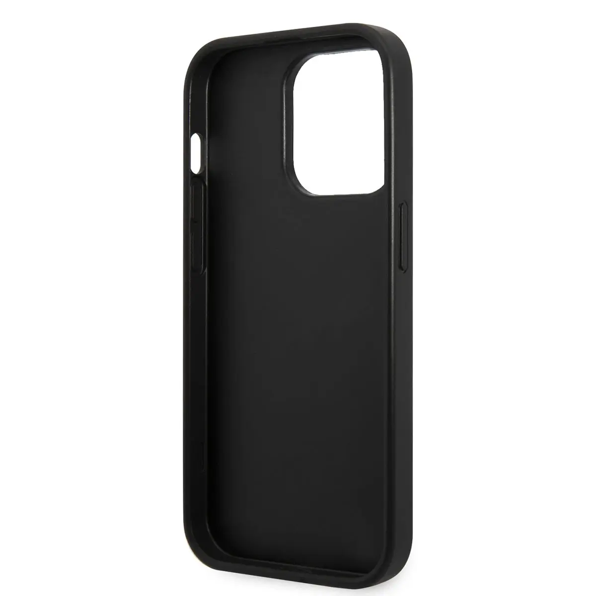 iPhone 14 Pro Suni Deri Logolu Kılıf - Karl Lagerfeld