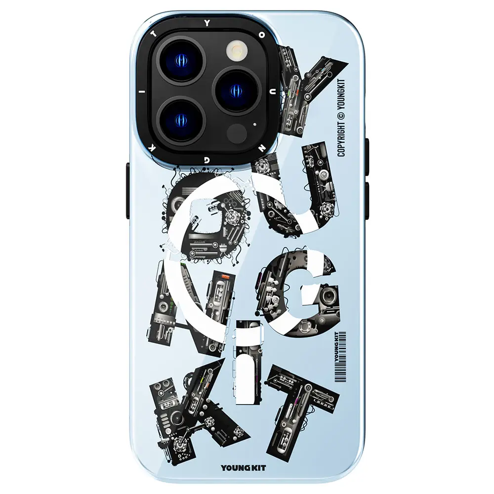 iPhone 14 Pro MagSafe Uyumlu Kılıf - YoungKit Mechanic Serisi