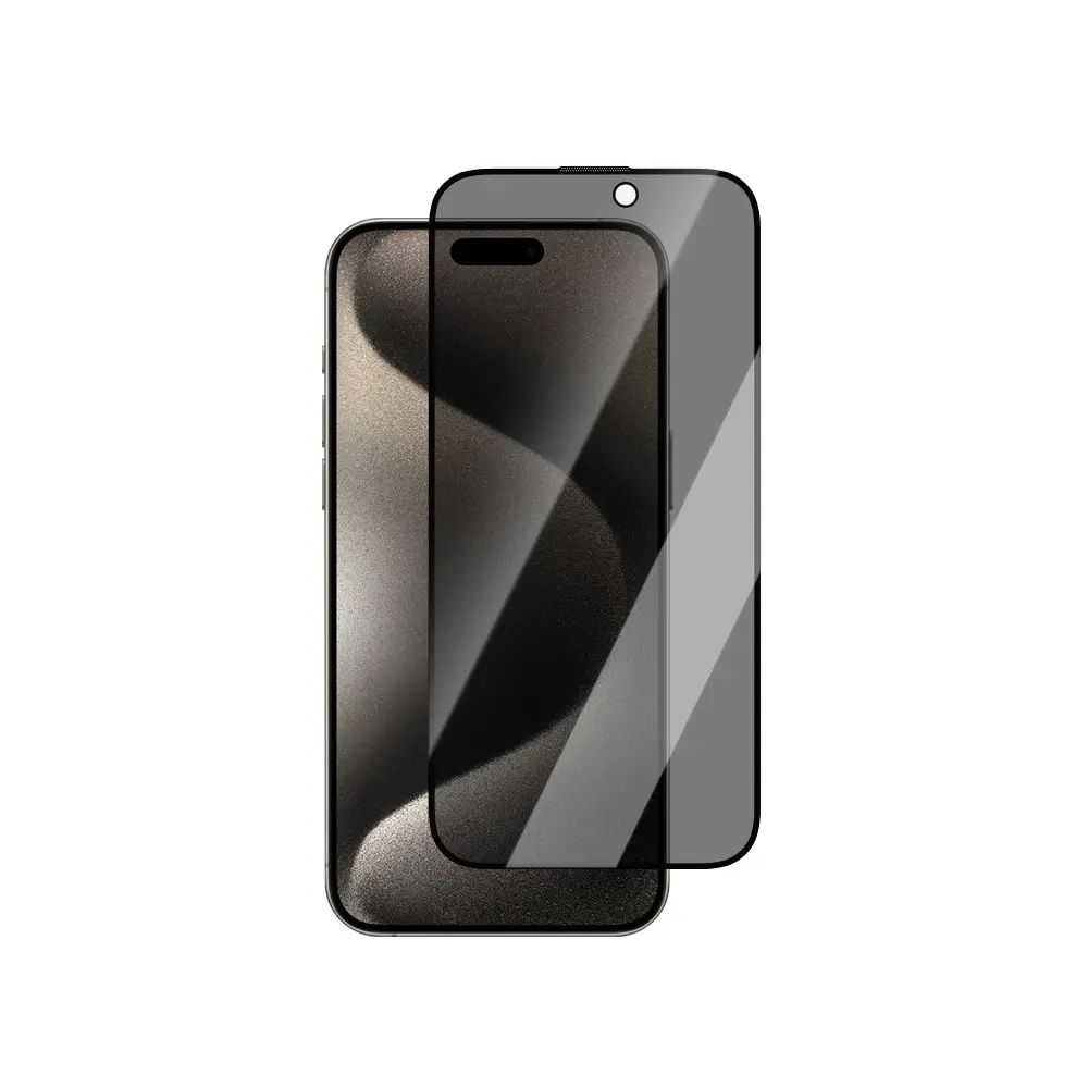 iPhone 14 Pro Max 0.25mm Gizlilik Temperli Cam Ekran Koruyucu - CaseWorld
