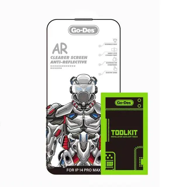 iPhone 14 Pro Max Temperli Cam Ekran Koruyucu - Go Des Anti Reflective