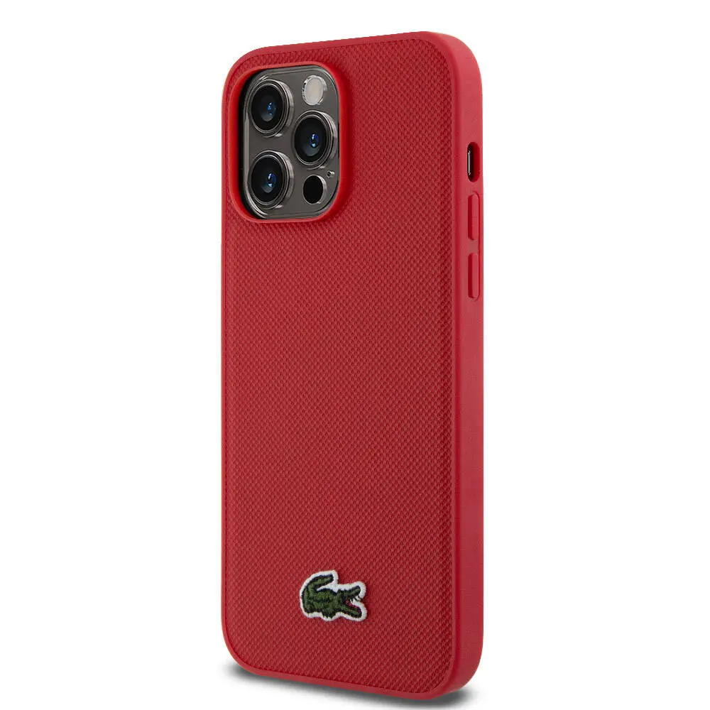 iPhone 14 Pro Max PU Pike Desenli Kılıf - Lacoste Lisanslı