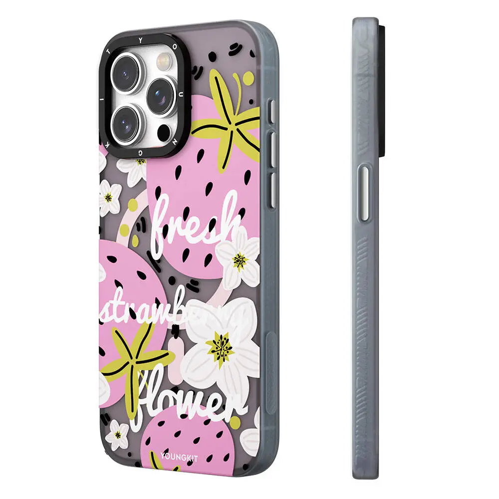 iPhone 14 Pro Max MagSafe Uyumlu Yaz Meyvesi Desenli Kılıf - Youngkit Fruity Flavour