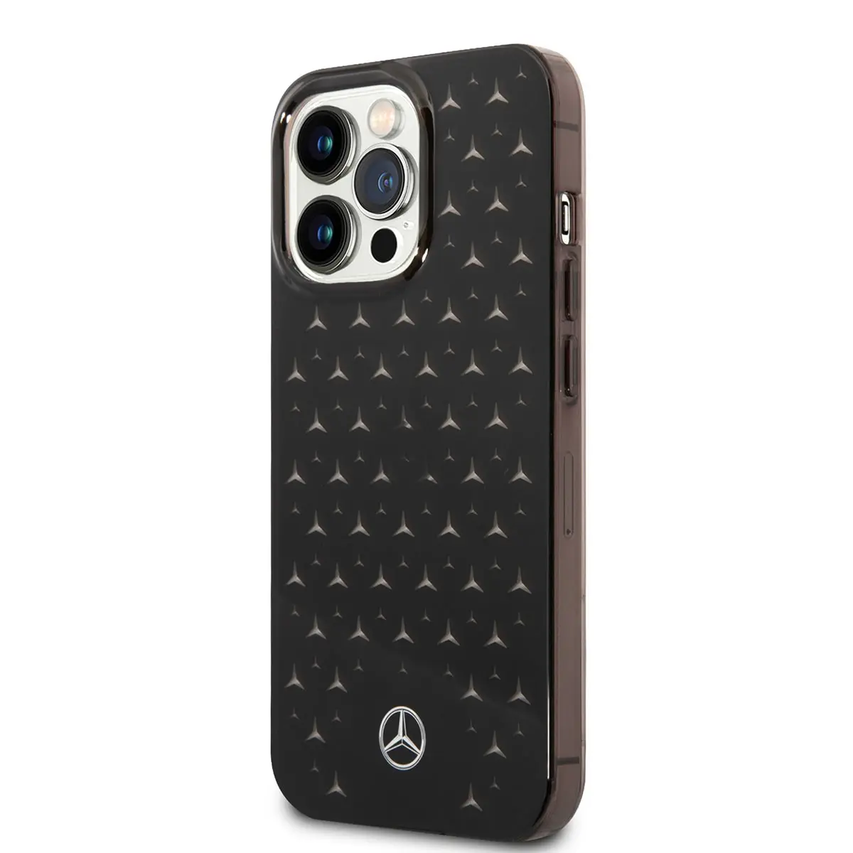 iPhone 14 Pro Max Şeffaf Yıldız Desenli Kılıf - Mercedes Benz