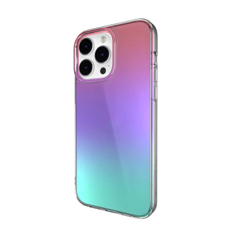 iPhone 14 Pro Max Şeffaf Renk Geçişli Kılıf - Switcheasy Crush Plus