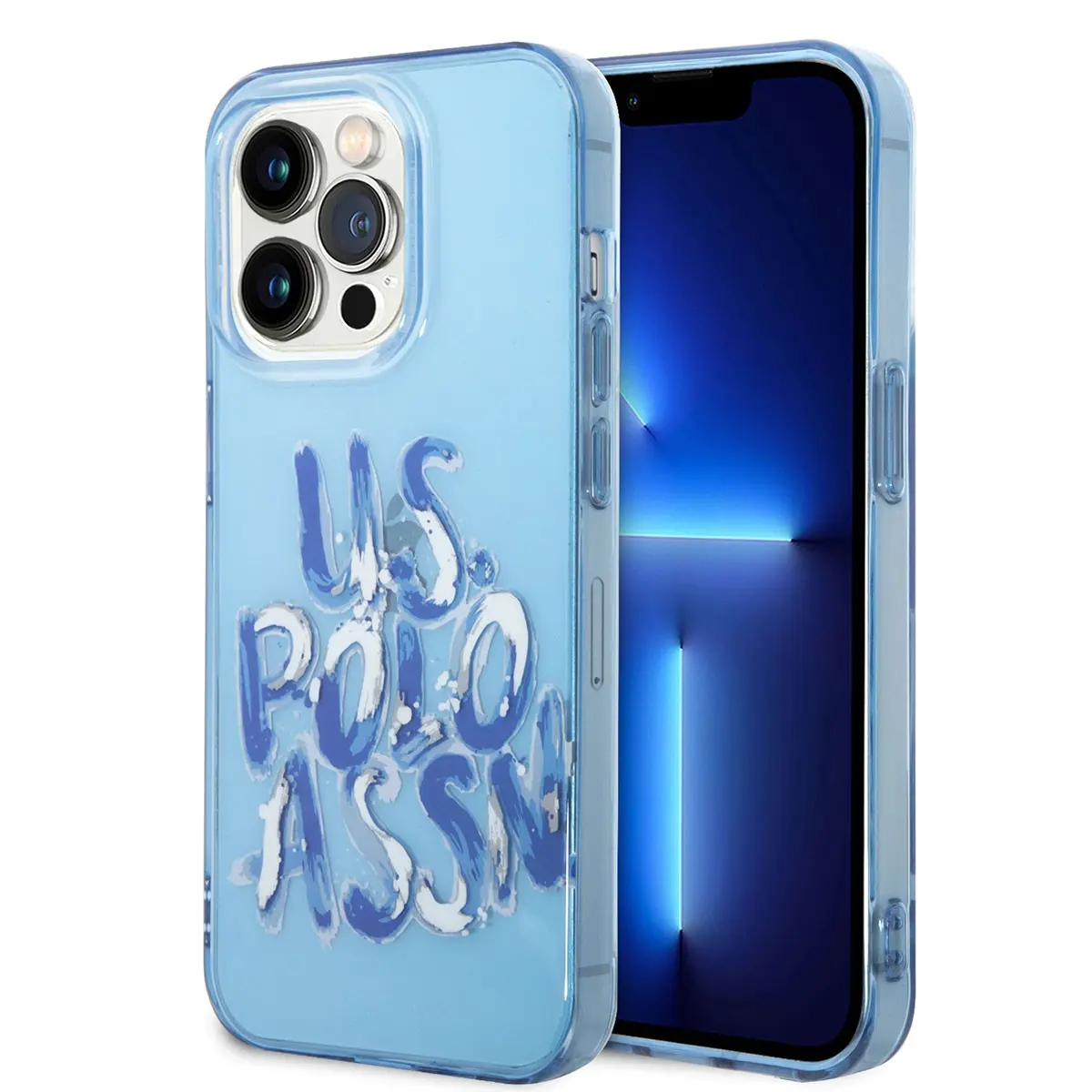 iPhone 14 Pro Max Renkli Grafiti Baskılı Kılıf - U.S. Polo Assn.