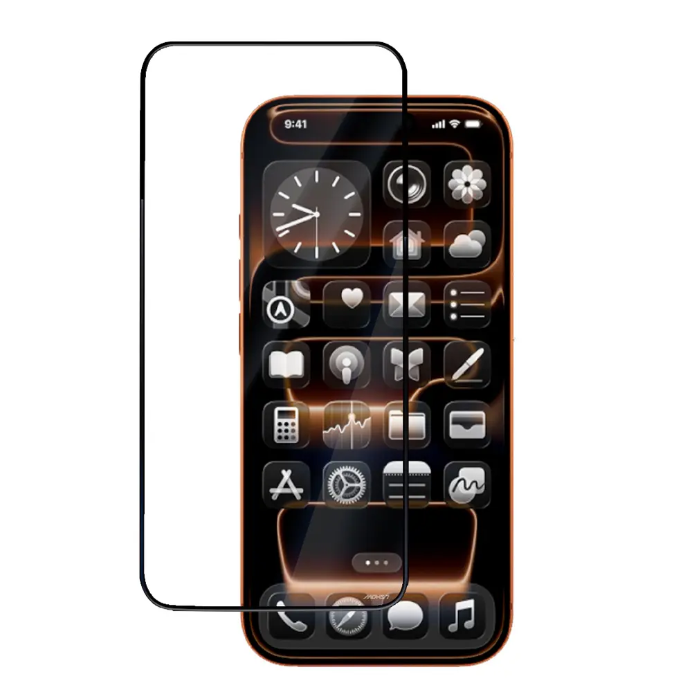 iPhone 15 Temperli Cam Ekran Koruyucu - Mohseven Safir Coating HD