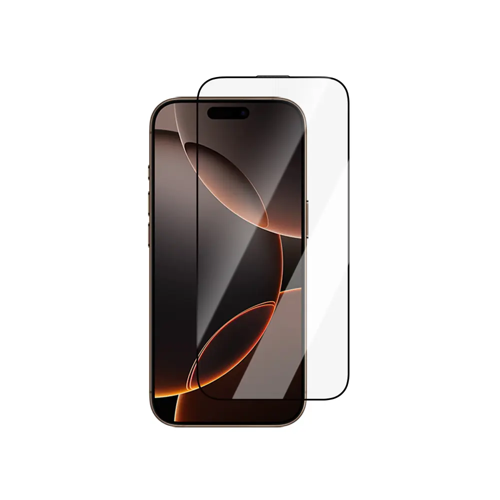 iPhone 15 Temperli Cam Ekran Koruyucu, 0.15 mm Schott Cam - CaseWorld Ultra-Thin