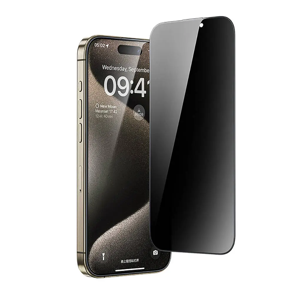 iPhone 15 Hayalet Ekran Koruyucu + Uygulama Aparatı - Casebang Privacy