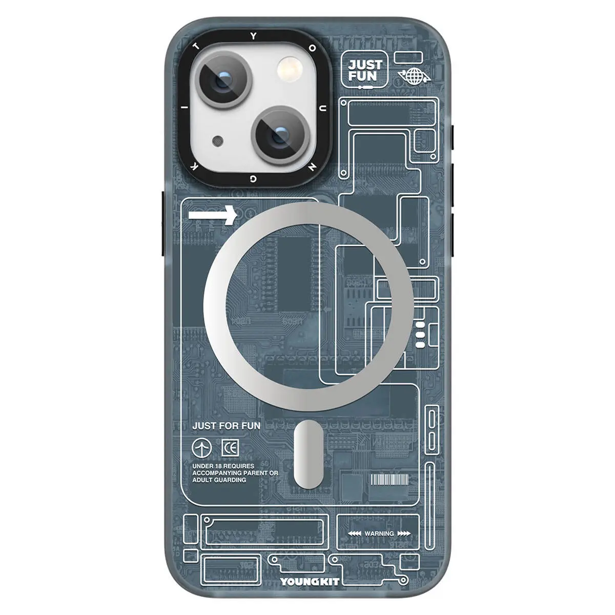 iPhone 15 MagSafe Uyumlu Kılıf - YoungKit Technology Serisi