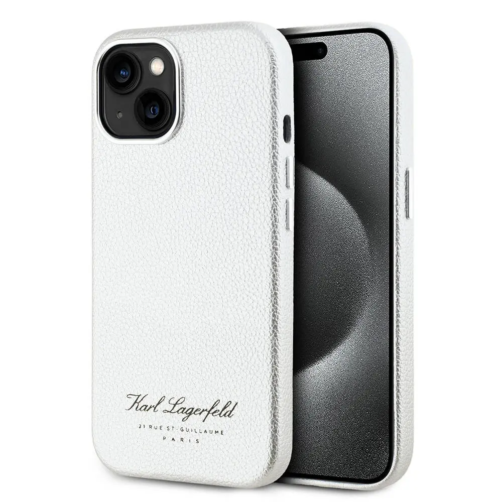 iPhone 15 Kılıf, Lisanslı KL Yazılı Hotel Kapak - Karl Lagerfeld