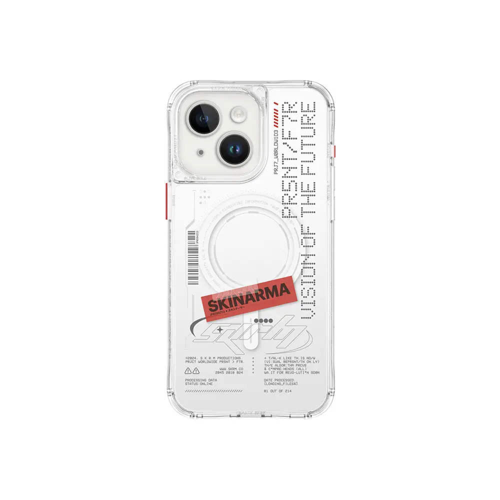 iPhone 15 MagSafe Uyumlu Şeffaf Kılıf - Skinarma Orion