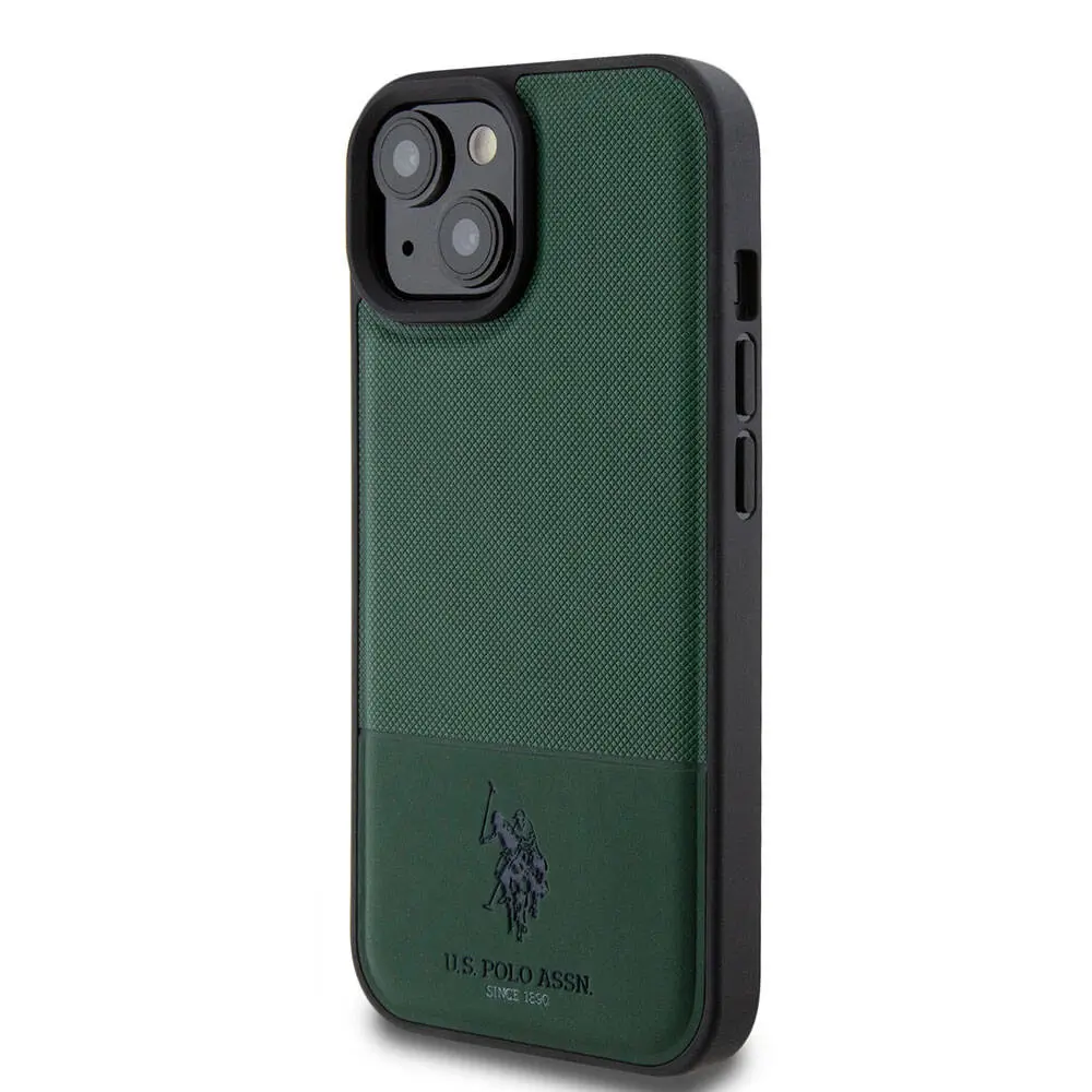 iPhone 15 Uyumlu Lisanslı Suni Deri Kılıf - U.S. Polo Assn.