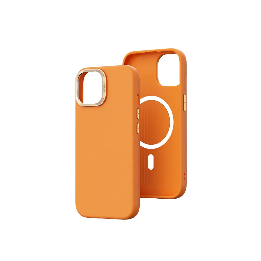 iPhone 15 MagSafe Uyumlu Vegan Deri Kılıf - Wiwu SP-019