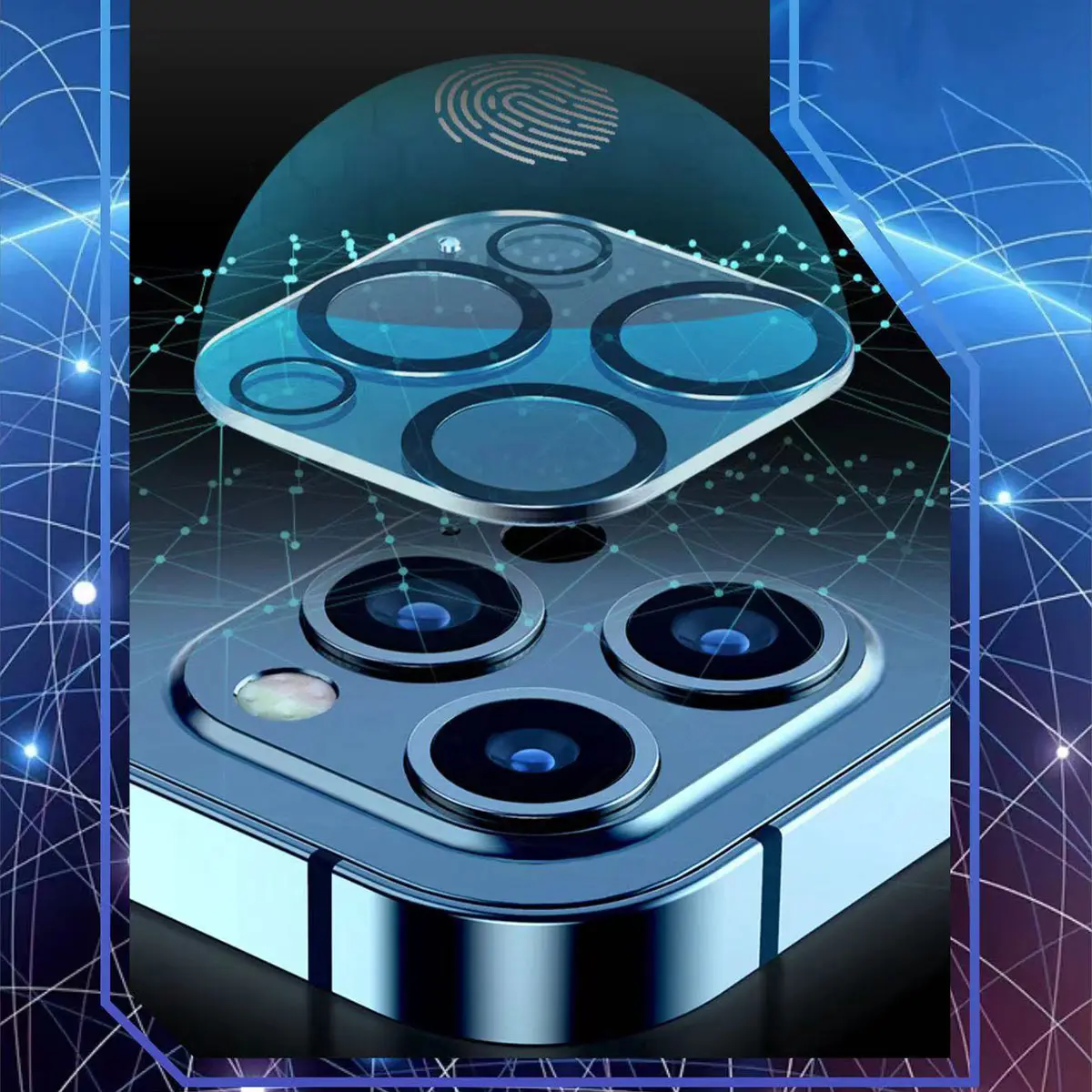 iPhone 15 Plus Kamera Lens Koruyucu - Go Des Lens Shield CL-14