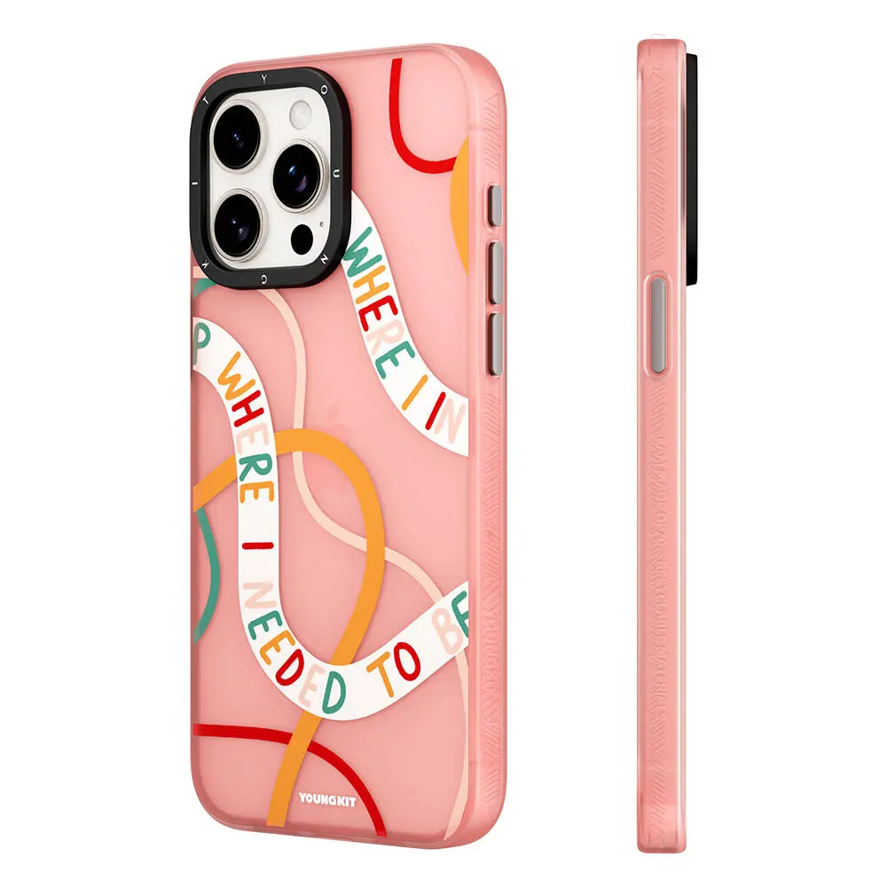 iPhone 15 Plus Tasarımlı Kılıf - Youngkit Sweet Language Bethany Green