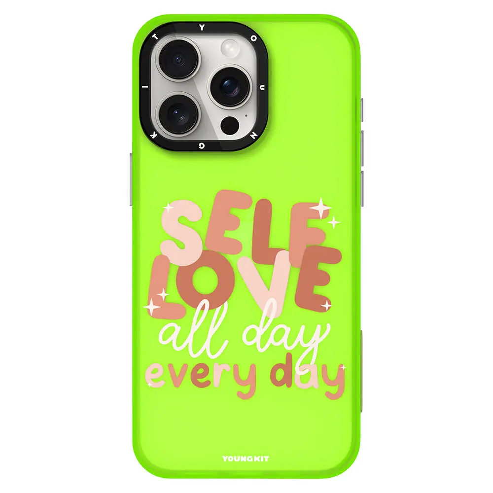 iPhone 15 Plus Tasarımlı Kılıf - Youngkit Sweet Language Bethany Green