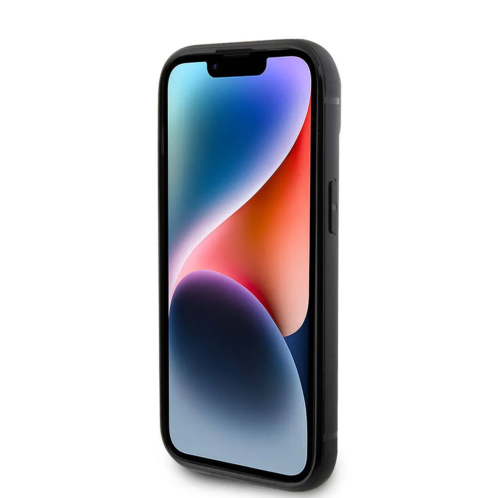 iPhone 15 Plus Taşlı Metal Logo Kılıf - Karl Lagerfeld Lisanslı