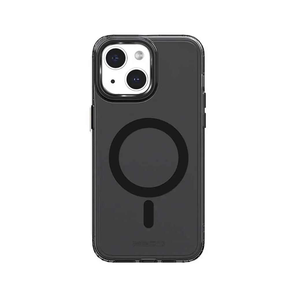 iPhone 15 Plus MagSafe Uyumlu Şeffaf Kılıf - Recci Crystal Color
