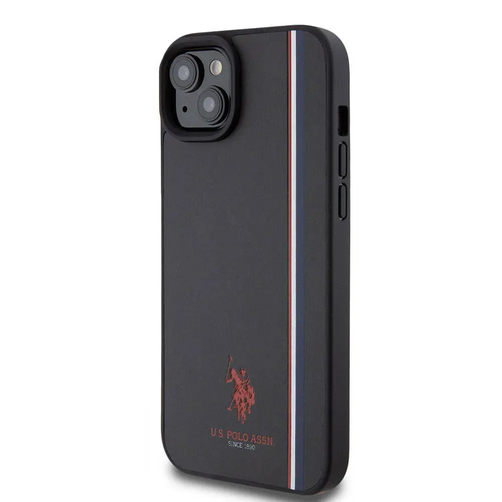 iPhone 15 Plus U.S. Polo Assn. Lisanslı Şerit Tasarımlı Kılıf