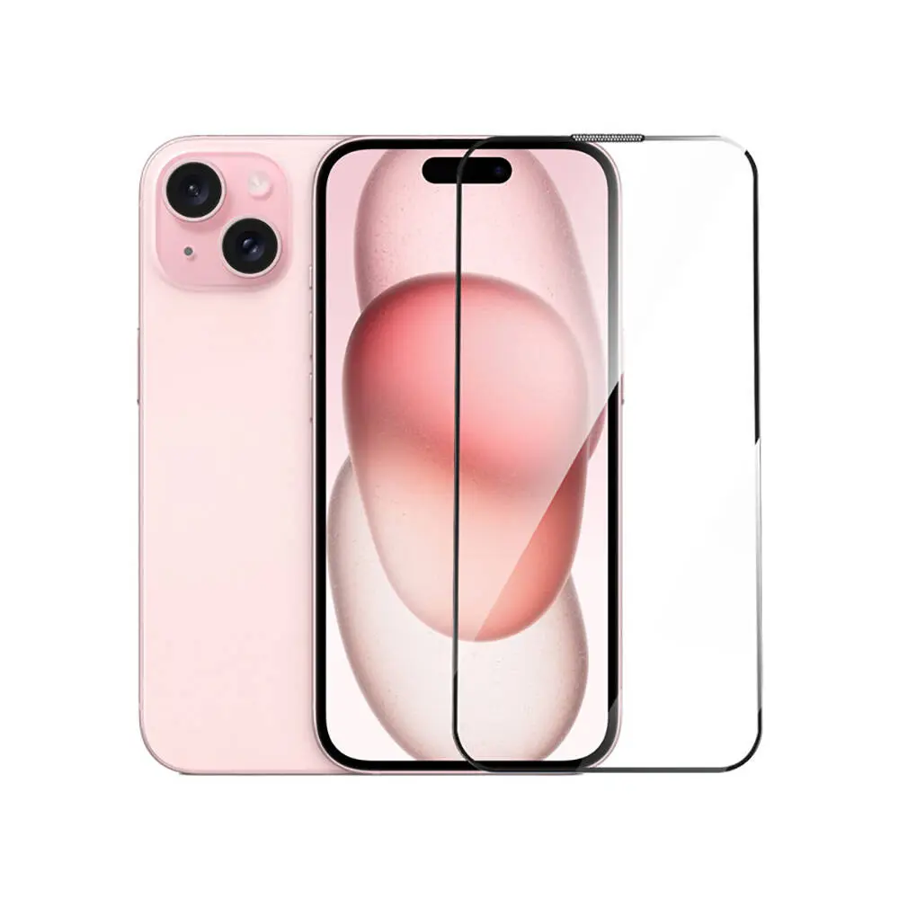 iPhone 15 Plus Temperli Cam Ekran Koruyucu 25'li Paket - Wiwu GT-014