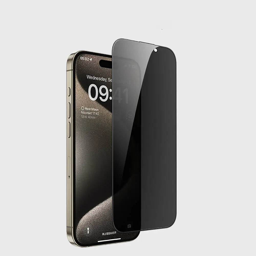 iPhone 15 Pro Hayalet Ekran Koruyucu ve Uygulama Aparatı - Casebang Privacy