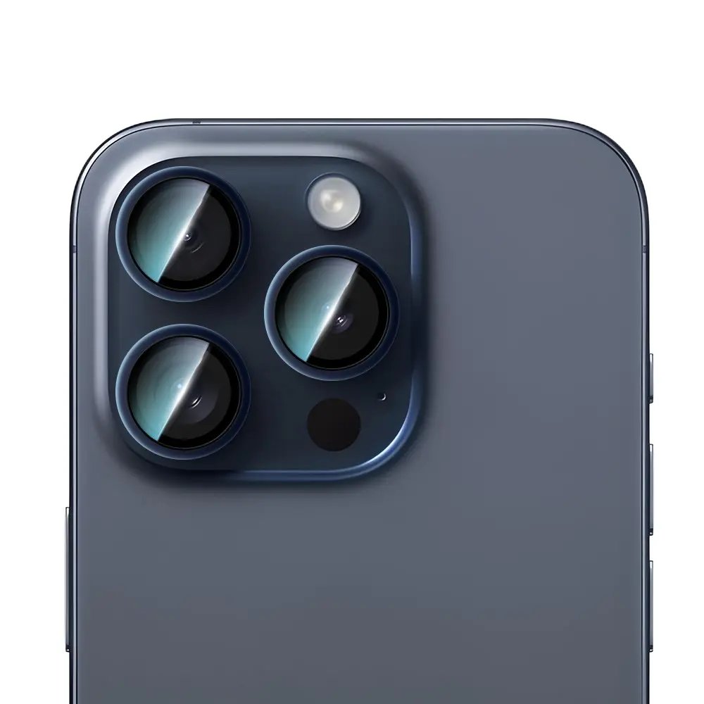 iPhone 15 Pro Kamera Lens Koruyucu - CaseWorld Alloy Serisi