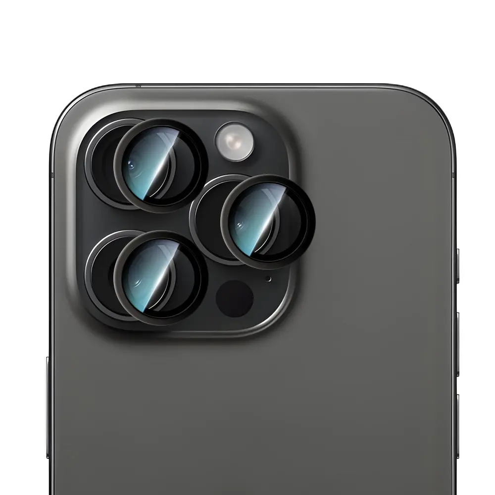 iPhone 15 Pro Kamera Lens Koruyucu - CaseWorld Alloy Serisi