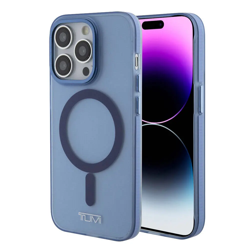 iPhone 15 Pro MagSafe Uyumlu Buzlu Mat Kılıf - TUMI Lisanslı