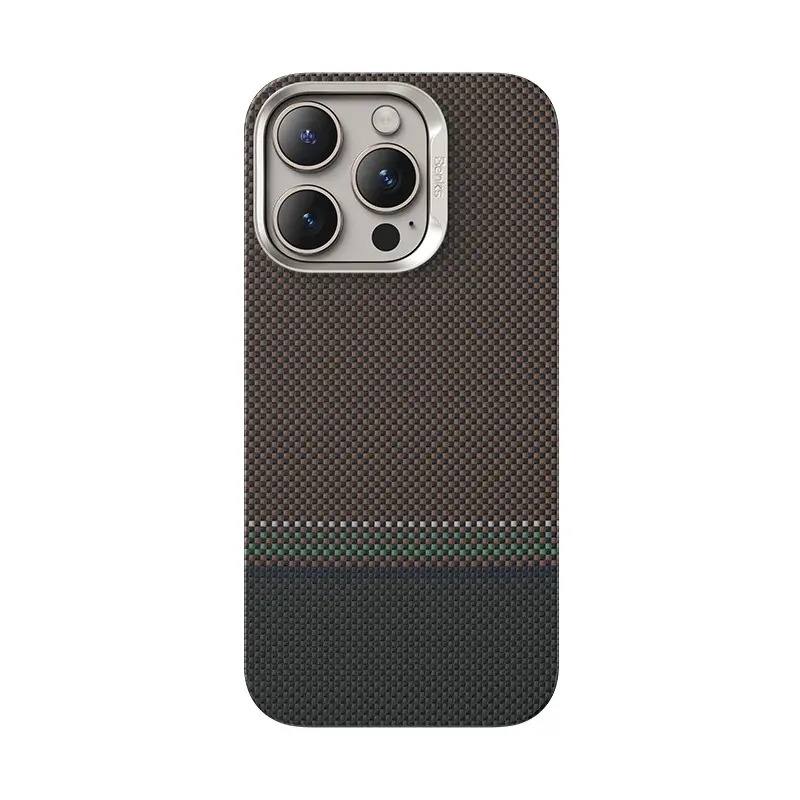 iPhone 15 Pro MagSafe Uyumlu Kevlar Kılıf - Benks Prestige ArmorAir