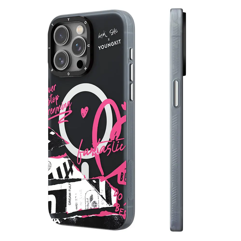 iPhone 15 Pro MagSafe Uyumlu Kılıf - Youngkit Dreamland Serisi